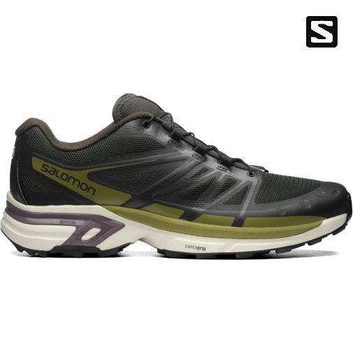 Tenis Salomon Xt-wings 2 Hombre Negros Verde Oliva | MX YXNP280